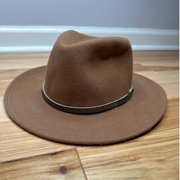 Eddie Bauer: Vintage Brown Felt Cowboy Hat - Picture 1 of 7